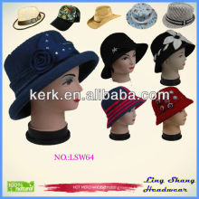 2014 fashionable design new style ladies pretty elegant felt wool hat , LSW64